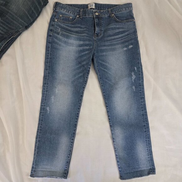 Lot 2 Men's Slim Straight Leg Jeans Abercrombie B&W Size 30 XL - Picture 6 of 8